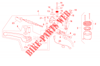 Maît. cyl. frein AV II pour Aprilia Dorsoduro Factory ABS de 2013