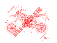 Decalcomanie CHASSIS 125 aprilia-moto SX 2020 15