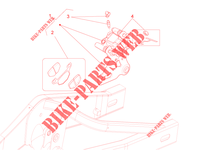 ETRIER DE FREIN ARRIERE pour Aprilia RS4 50 2T de 2015