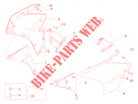 Carène lateral  pour Aprilia RSV4 1000 RR de 2015