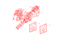 Moteur complet pour Aprilia SR Motard 4T E3 de 2014