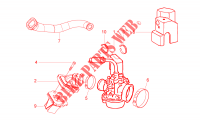 Carburateur complet   Raccord d'admission pour Aprilia SR Motard 2T E3 de 2013