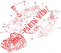 Réservoir carburant pour Aprilia SRV 4T 8V E3 de 2013