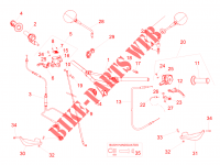Guidon   Commandes pour Aprilia SX Limited Edition de 2014